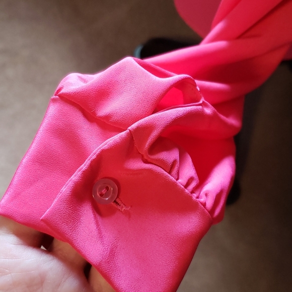 Vintage fuschia blouse - Picture 7 of 8